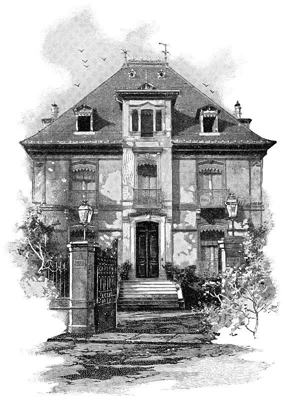 法国里维埃拉的一座别墅- 19世纪